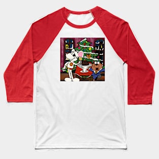 A Very Danger Mouse Christmas Baseball T-Shirt